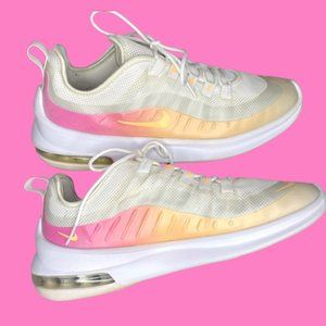 Nike Air Max Axis White with Melon Tint Size 9